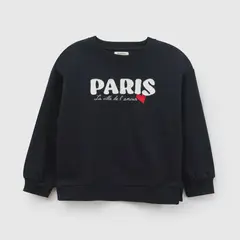 COLLOKY - Polerón parís niña Azul 3/4A a 12/13A