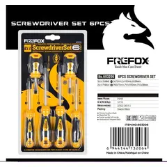 GENERICO - Juego De Destornilladores Con Puntas Magnéticas Set 6 Piezas
