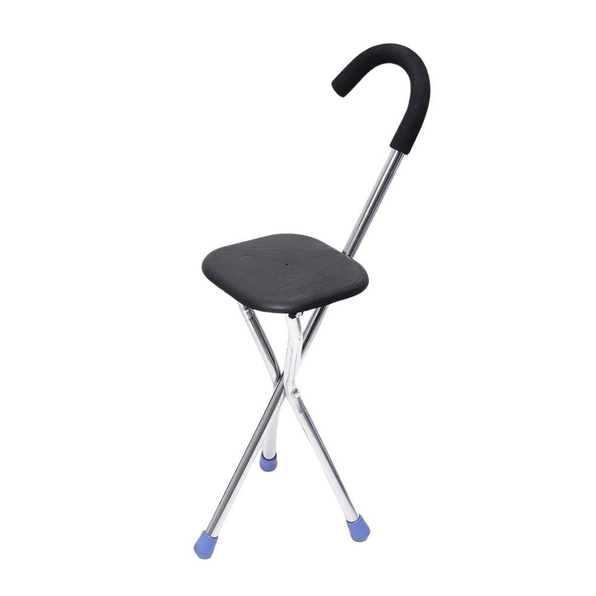 DETODOYMAS - Baston Con Asiento Plegable Ortopédico