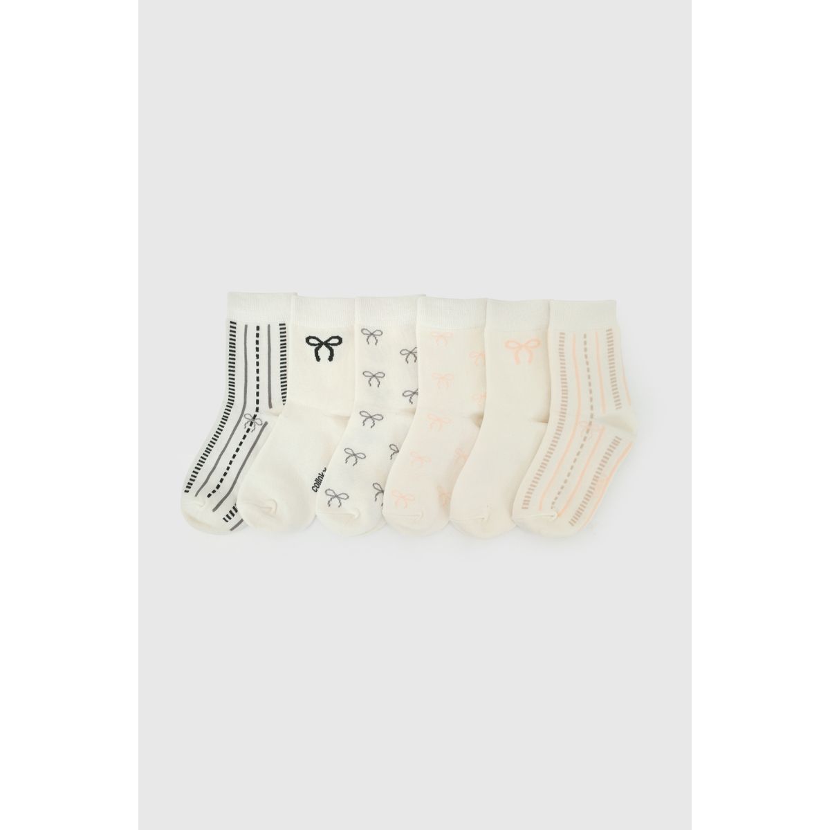COLLOKY - Calcetin 3/4 Blanco Niña 7540