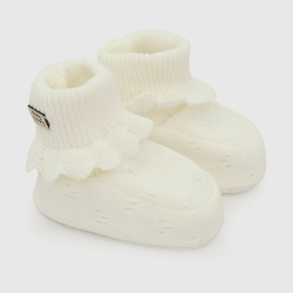 COLLOKY - Zapato Tejido Blanco Bebé niña 7532
