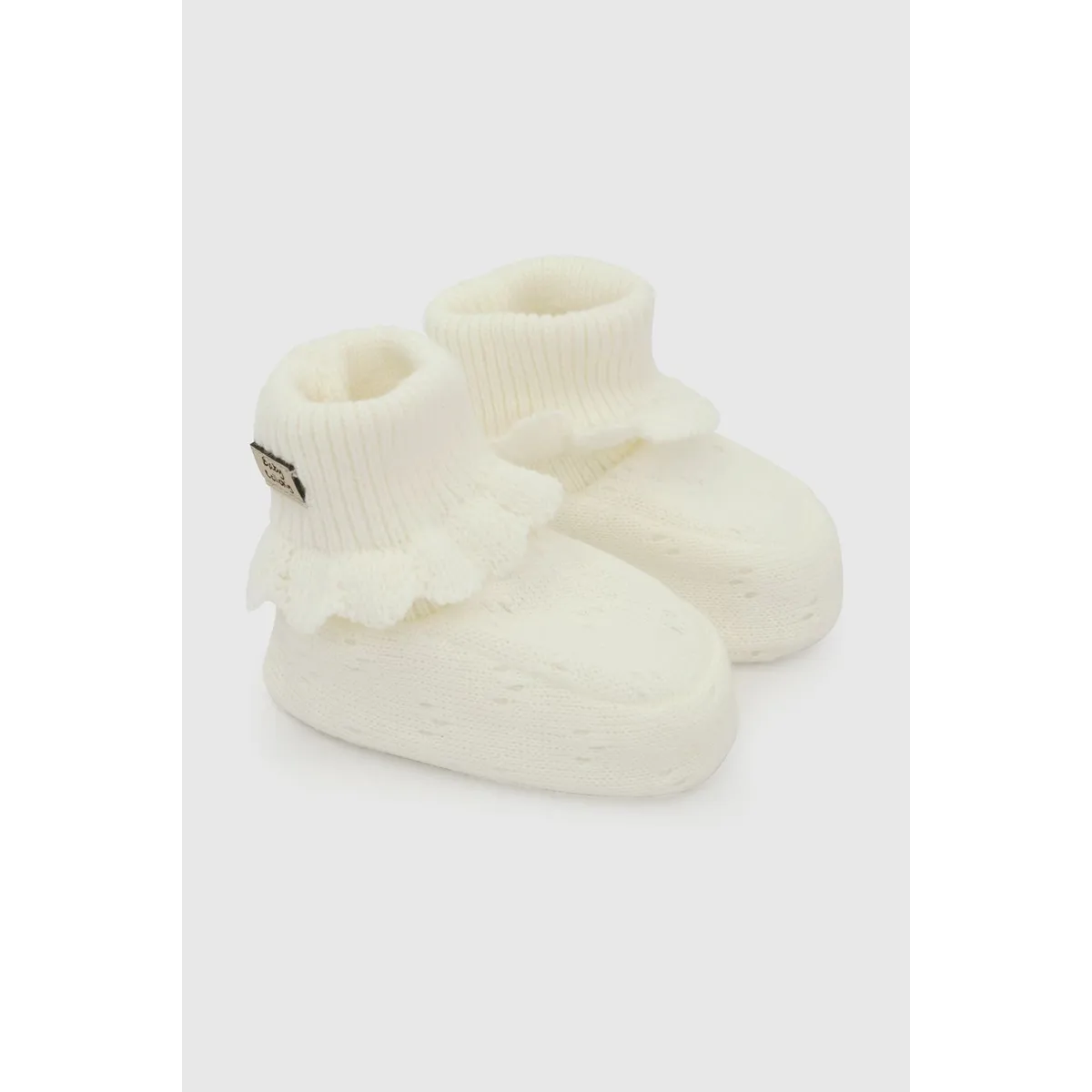 COLLOKY - Zapato Tejido Blanco Bebé niña 7532