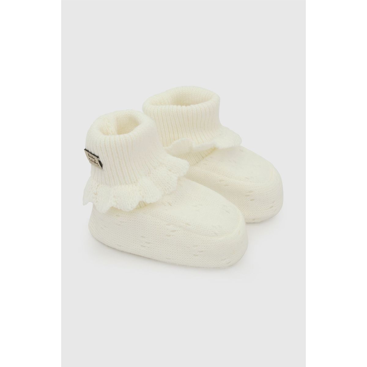 COLLOKY - Zapato Tejido Blanco Bebé niña 7532