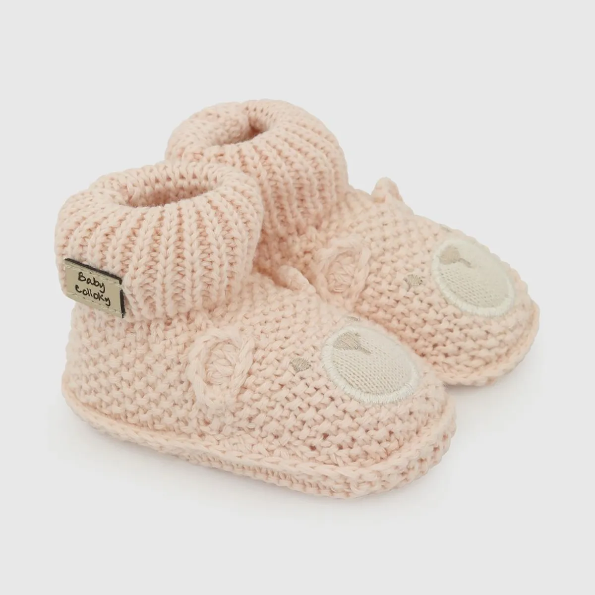COLLOKY - Zapato Tejido Rosa Bebé niña 7517