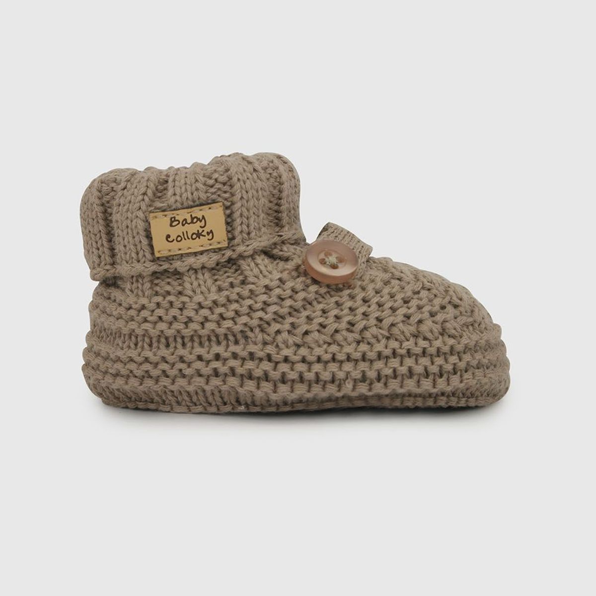 COLLOKY - Zapato Tejido Café Bebé niño