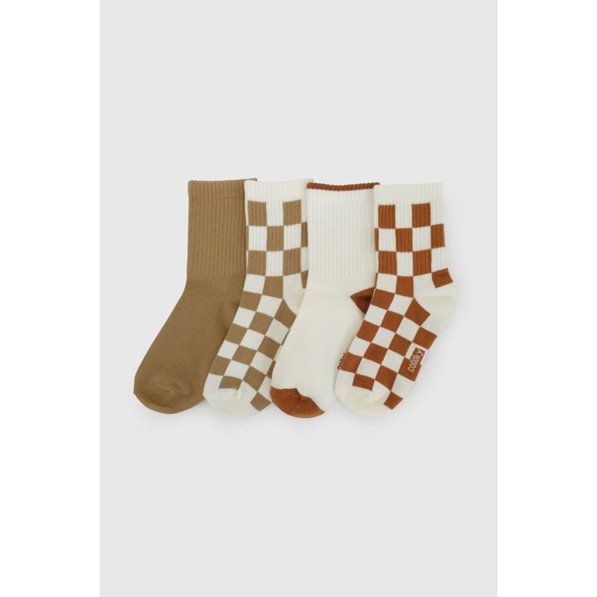 COLLOKY - Calcetin 3/4 Café Niño 7475