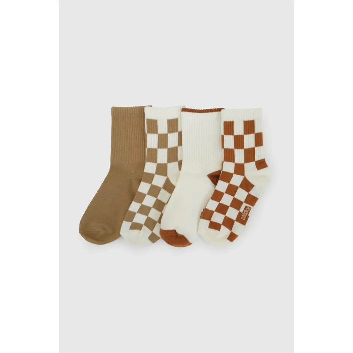 COLLOKY - Calcetin 3/4 Café Niño 7475