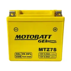 GENERICO - Bateria de Moto Motobatt MTZ7S 12V 6.5Ah 90 CCA