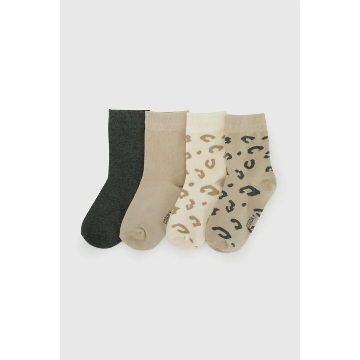 COLLOKY - Calcetin 3/4 Beige Niña 7549