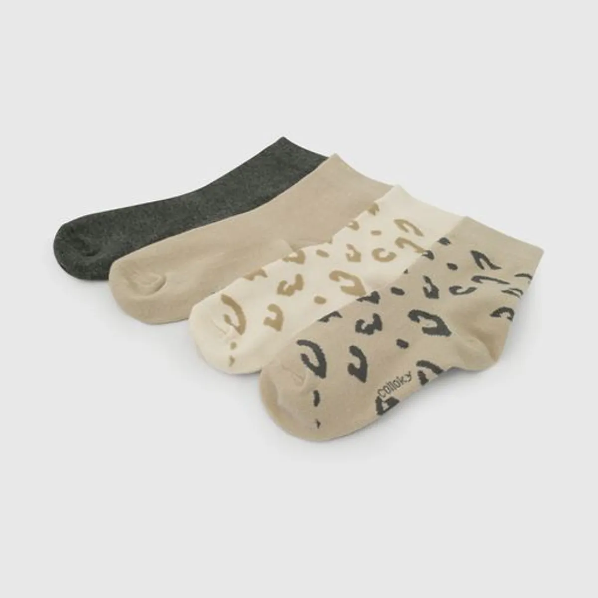 COLLOKY - Calcetin 3/4 Beige Niña 7549