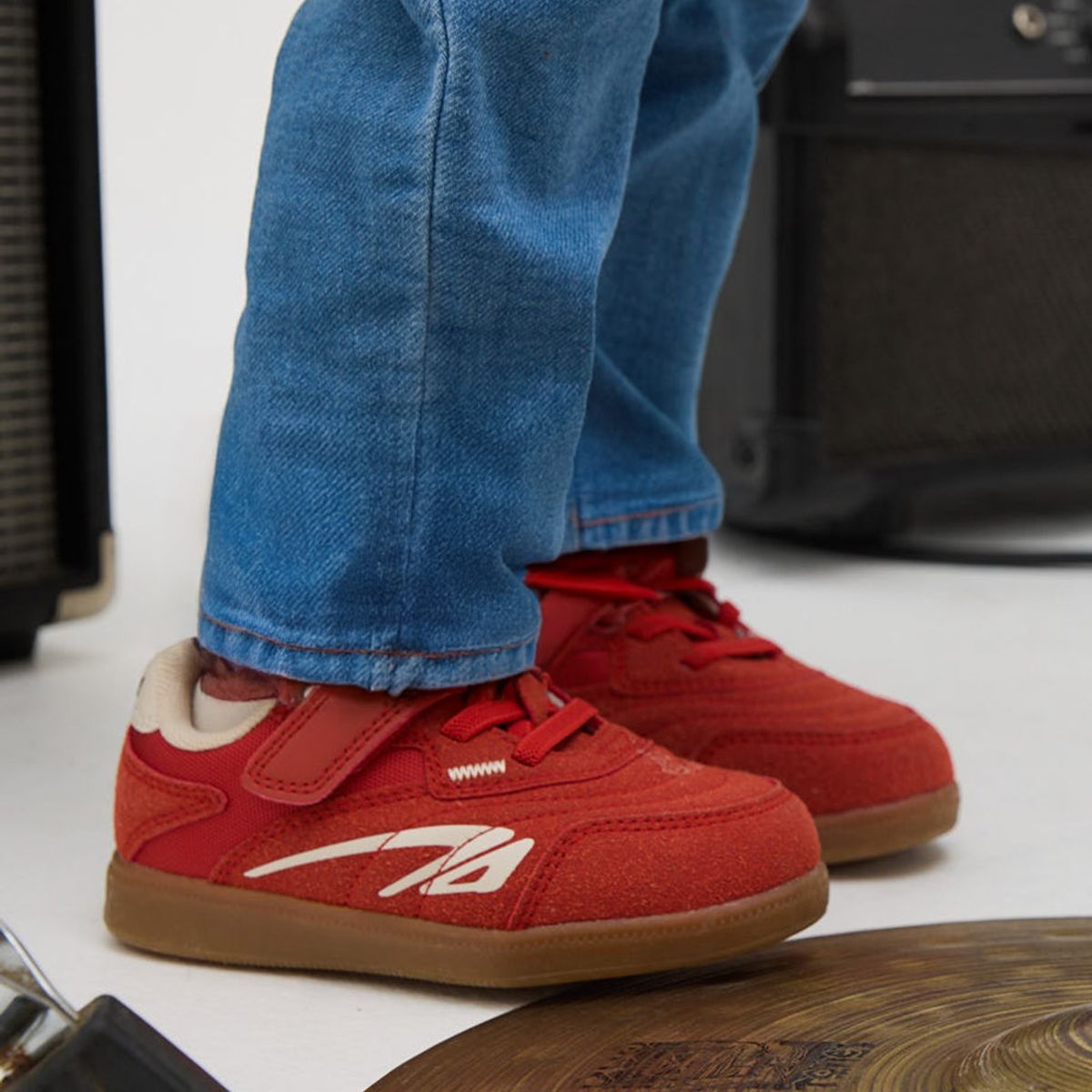COLLOKY - Zapatilla Rojo Unisex bebé
