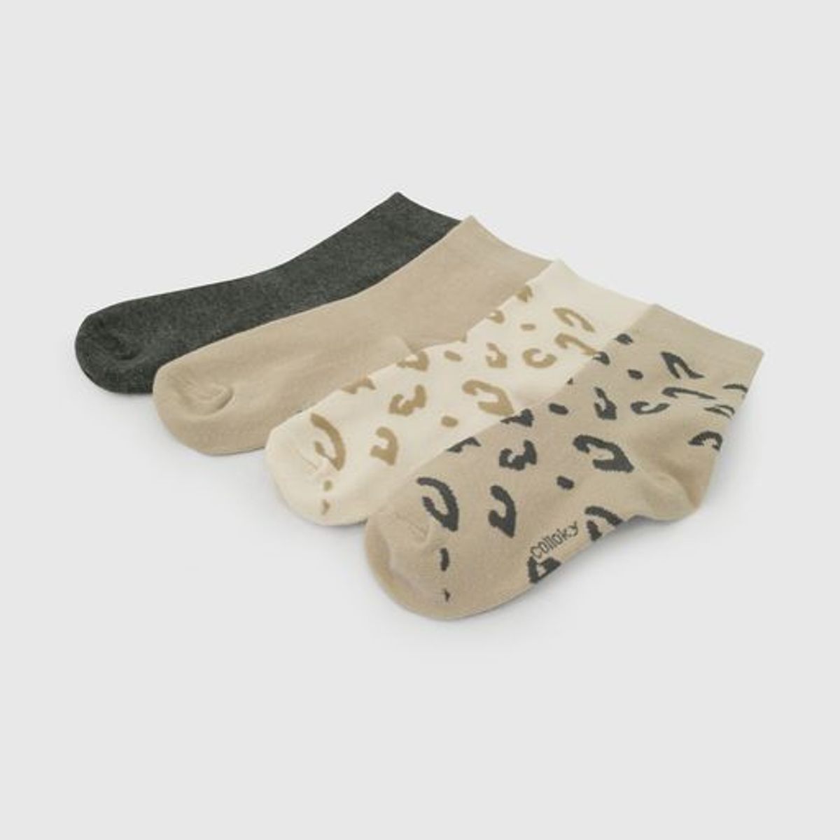 COLLOKY - Calcetin 3/4 Beige Niña 7549