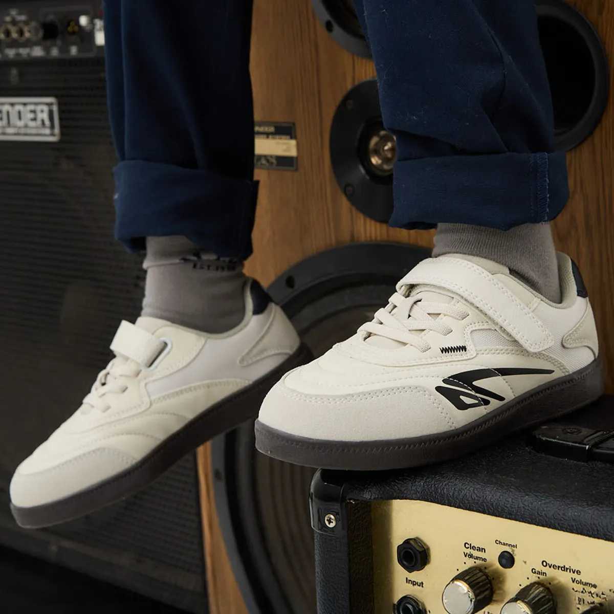 COLLOKY - Zapatilla Blanco Unisex niño
