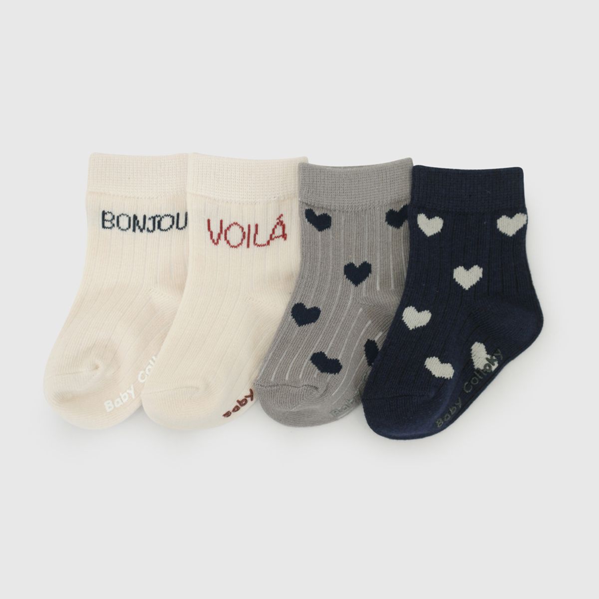 COLLOKY - Calcetin Deportivo Beige Niña 7403