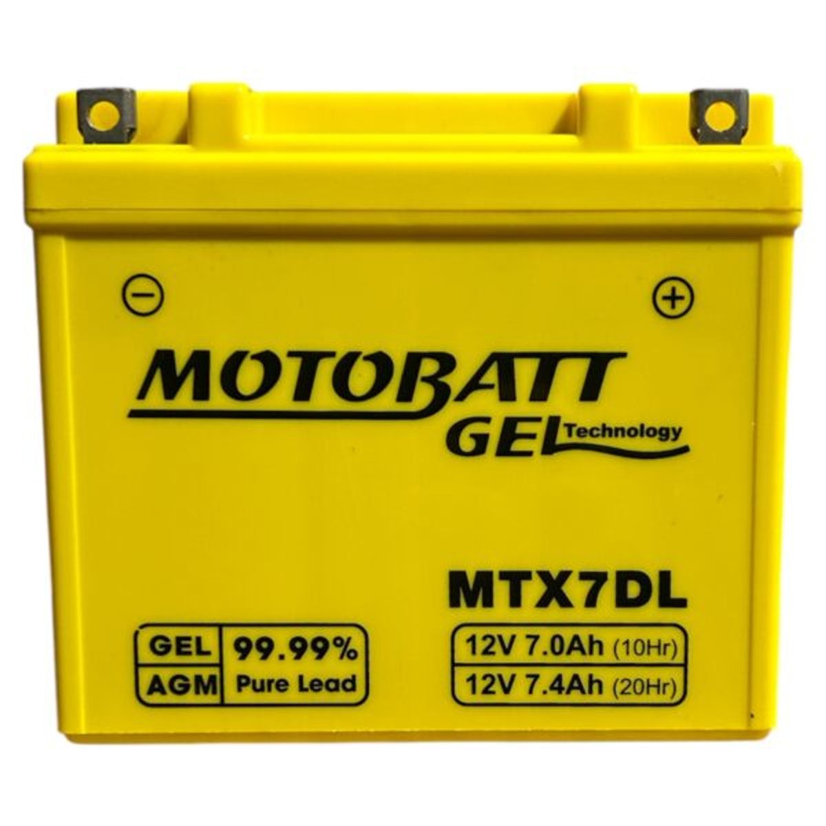 GENERICO - Bateria de Moto Motobatt MTX7DL 7Ah 12V 105 CCA