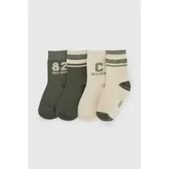 COLLOKY - Calcetin 3/4 Verde Niño 7369