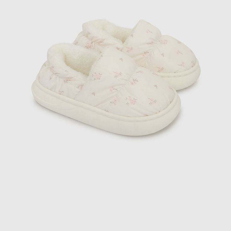 Pantufla Niña Blanco