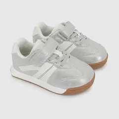 COLLOKY - Zapatilla Ergonómico berlín niña plateada 21-27