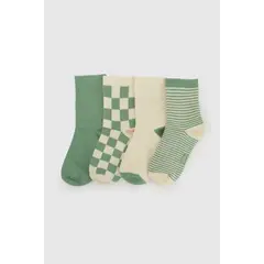 COLLOKY - Calcetin 3/4 Verde Niño 7440