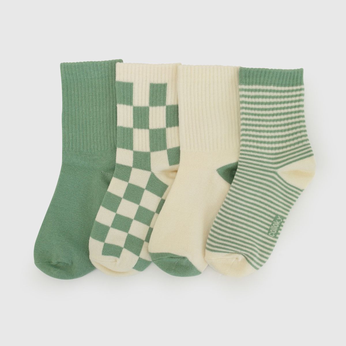 COLLOKY - Calcetin 3/4 Verde Niño 7440