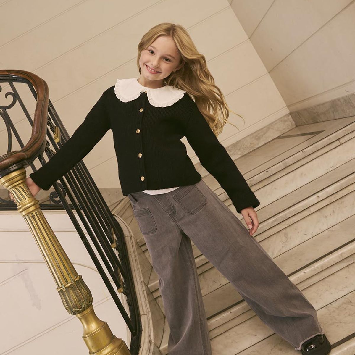 COLLOKY - Jeans Gris Niña