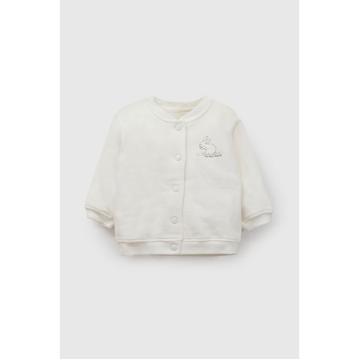 COLLOKY - Chaqueta Blanco Unisex bebé
