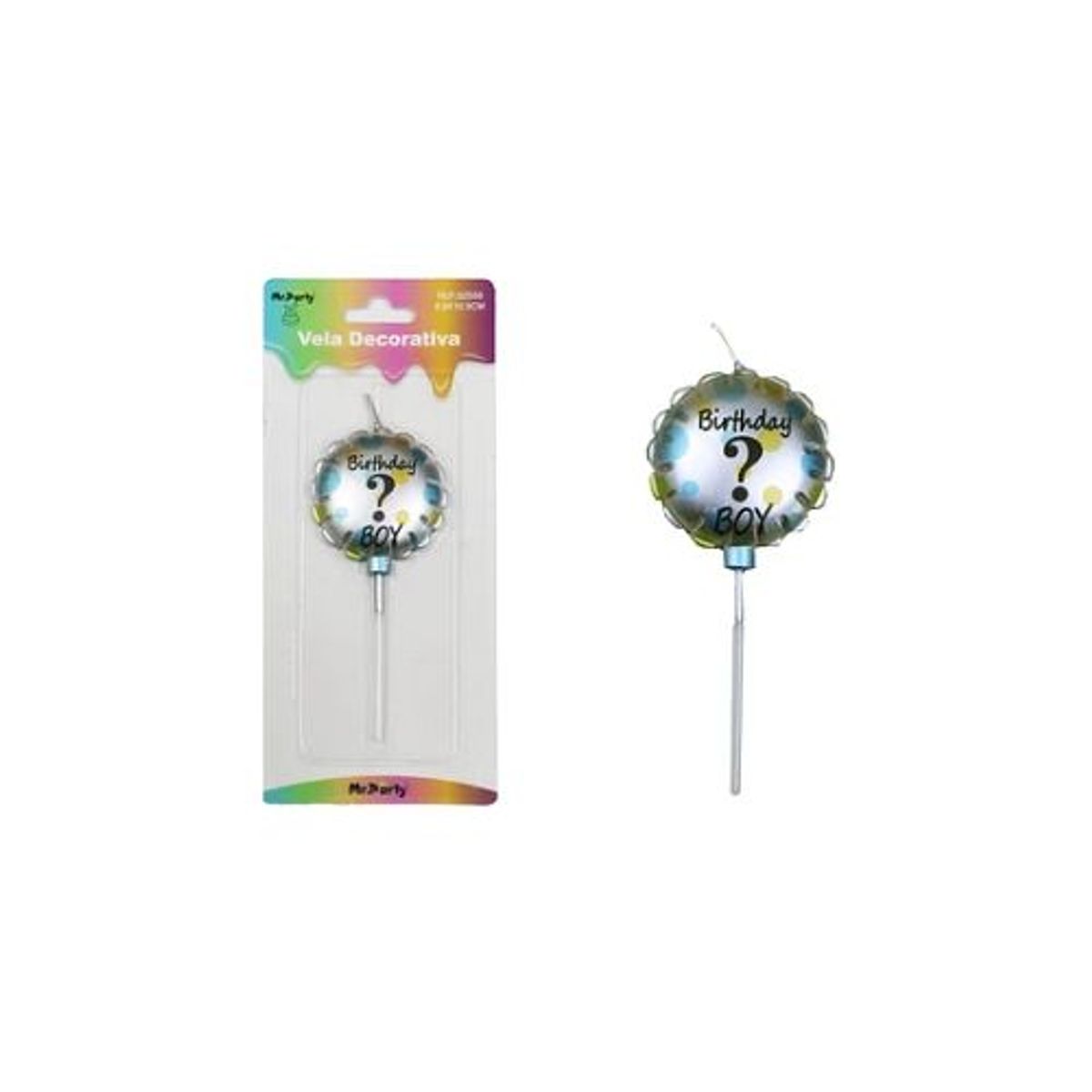 GENERICO - Vela de baby shower boy 08105cm