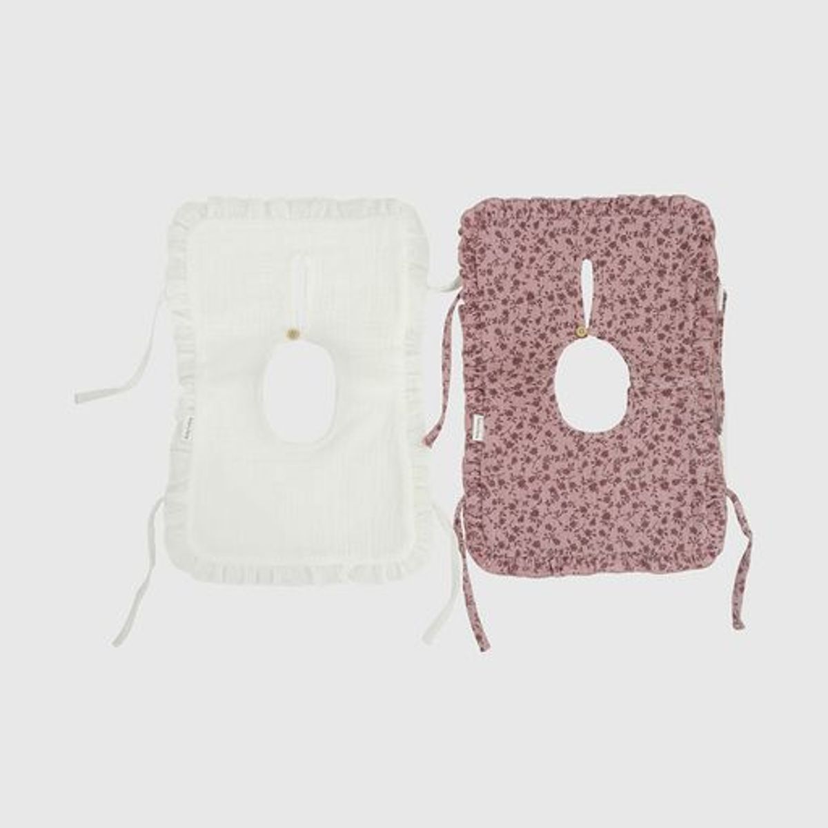 COLLOKY - Babero Blanco Bebé niña