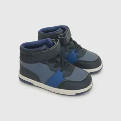 COLLOKY - Zapatilla Ergonómico basket niño azul 21-27