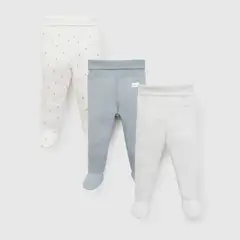 COLLOKY - Pack x3 Panty Ballerina Bebé Niño Azul