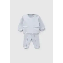 COLLOKY - Set Polerón/Pantalón Celeste Bebé niño