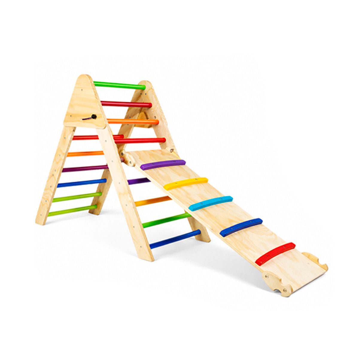 SDFIT - Triangulo Pikler de Madera con Rampa Escalada 18-19  WCFS-12