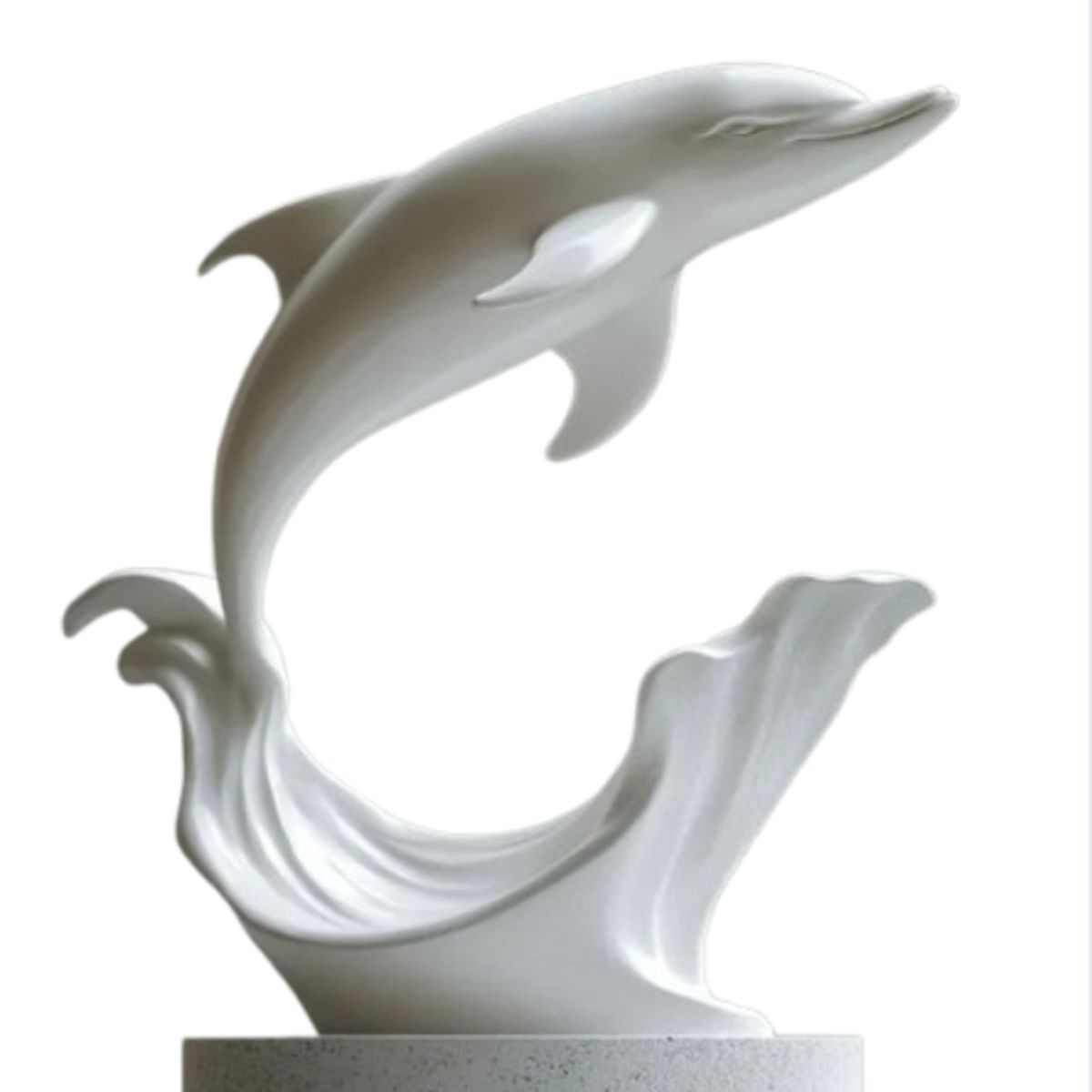 GENERICO - Escultura- Delfín Saltando