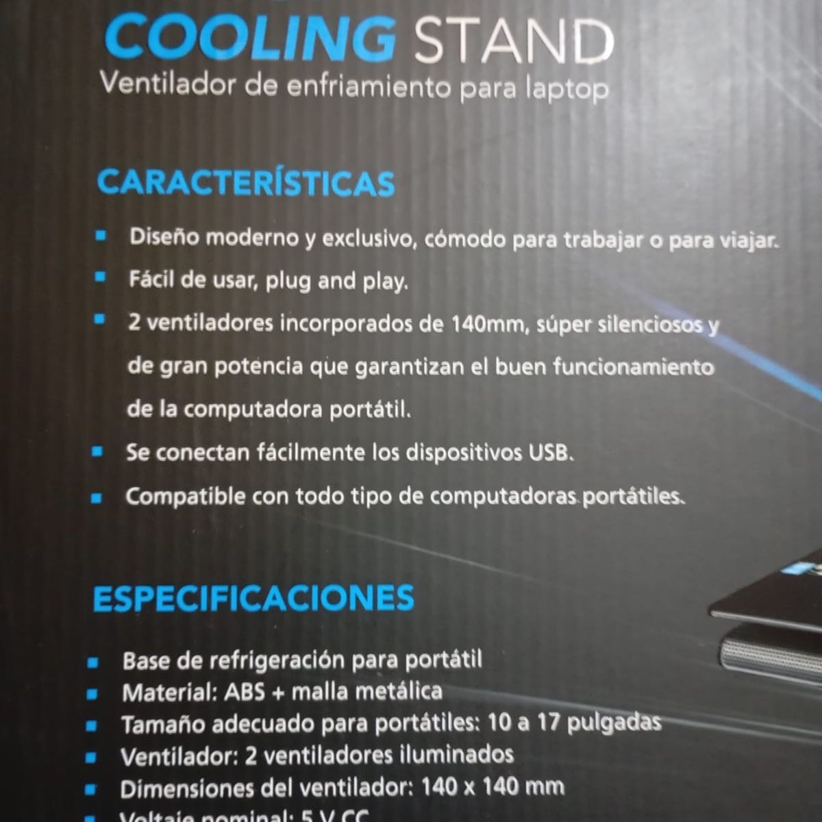 GENERICO - Ventilador enfriamiento Notebook Philco de hasta 17 puerto USB