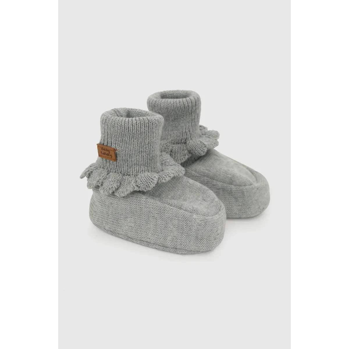 COLLOKY - Zapato Tejido Gris Unisex bebé 7368