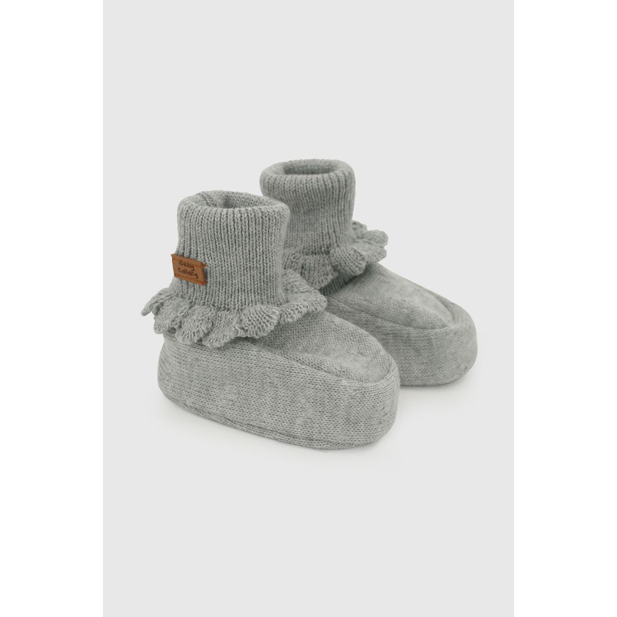 COLLOKY - Zapato Tejido Gris Unisex bebé 7368