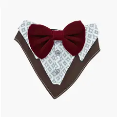 GENERICO - Bandana Para Mascotas Hueso Moka Talla XL