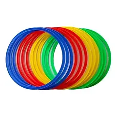 GENERICO - Set 20 Aros De Agilidad Y Entrenamiento Ejercicio 40cm Varios