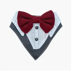 GENERICO - Bandana Para Mascotas Gris Oscuro Talla M