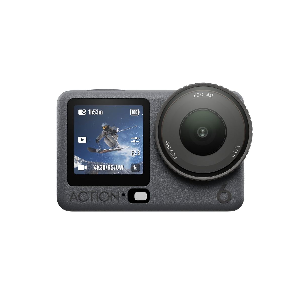 DJI - Cámara Deportiva DJI Osmo Action 6 Adventure Combo