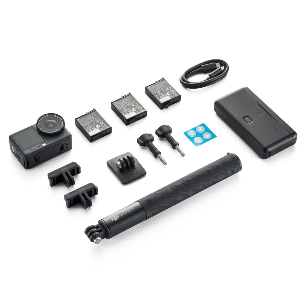DJI - Cámara Deportiva DJI Osmo Action 6 Adventure Combo