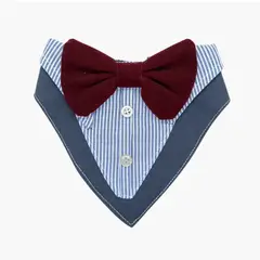 GENERICO - Bandana Para Mascotas Gris Claro Talla XL