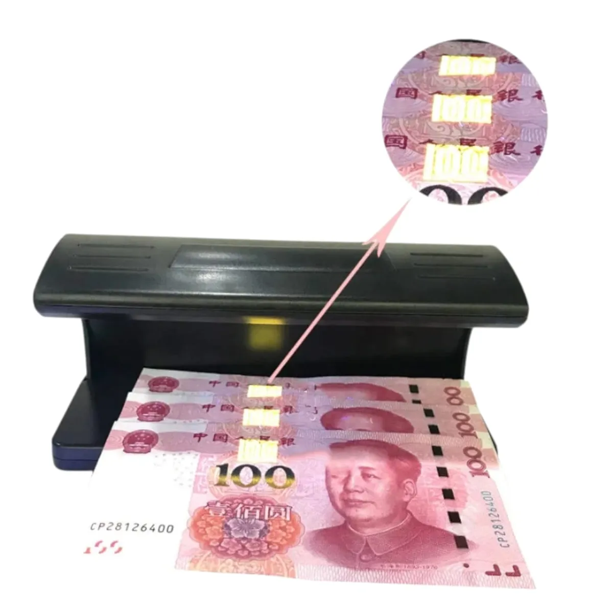 GENERICO - Maquina Detector Billetes Falsos Luz Uv 4w Portátil