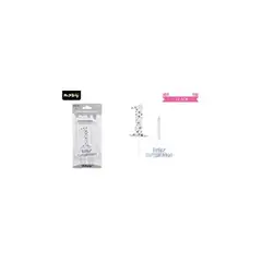 GENERICO - Vela de cumpleaños número 1 estrella plateado