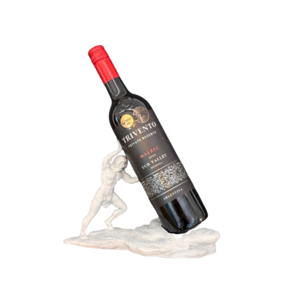 GENERICO - Soporte para Botella de Vino de Dios Griego
