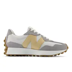 NEW BALANCE - Zapatillas Urbanas Mujer 327 Gris/Beige
