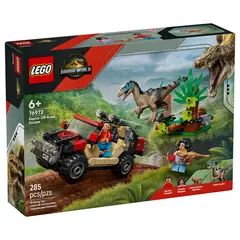 LEGO - 76972 ESCAPE EN AUTO TODOTERRENO Y RAPTOR AL ACECHO