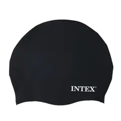 INTEX - Gorro de Natación Talla 8+ Negro