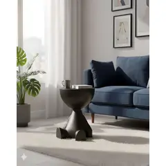 GENERICO - MESA AUXILIARDE ARRIMO NEGRO