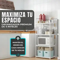 GENERICO - Rack Estante Organizador Cocina Multifuncional 4 Niveles